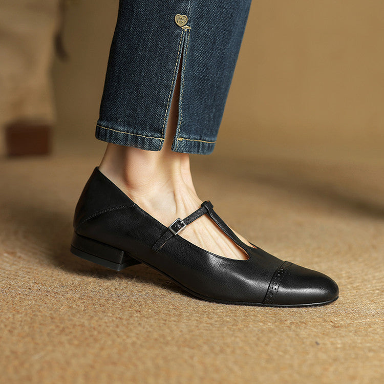 GRANETH LEATHER FLATS