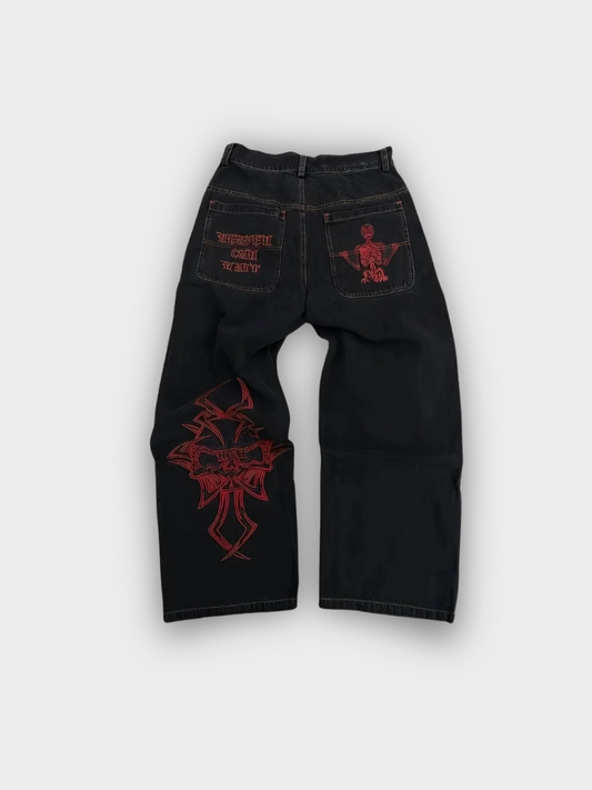 BLAZE EMBROIRERED JEANS