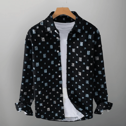 ALESSANDRO DENIM FRAYED SHIRT