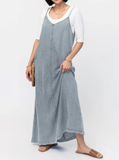 EDEN DENIM MAXI DRESS