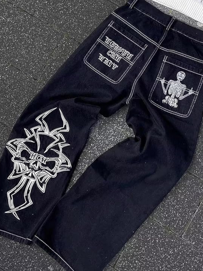 BLAZE EMBROIRERED JEANS