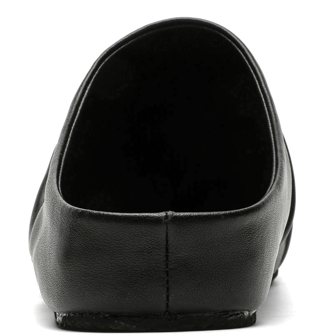 DRAPED LEATHER LOAFERS