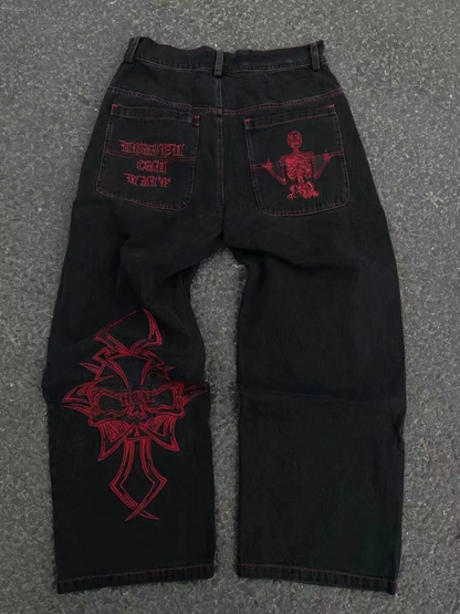 BLAZE EMBROIRERED JEANS