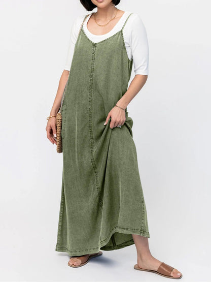 EDEN DENIM MAXI DRESS
