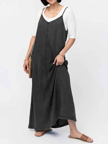 EDEN DENIM MAXI DRESS