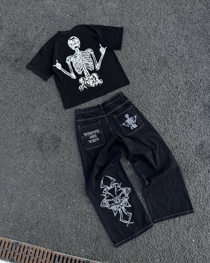 BLAZE EMBROIRERED JEANS