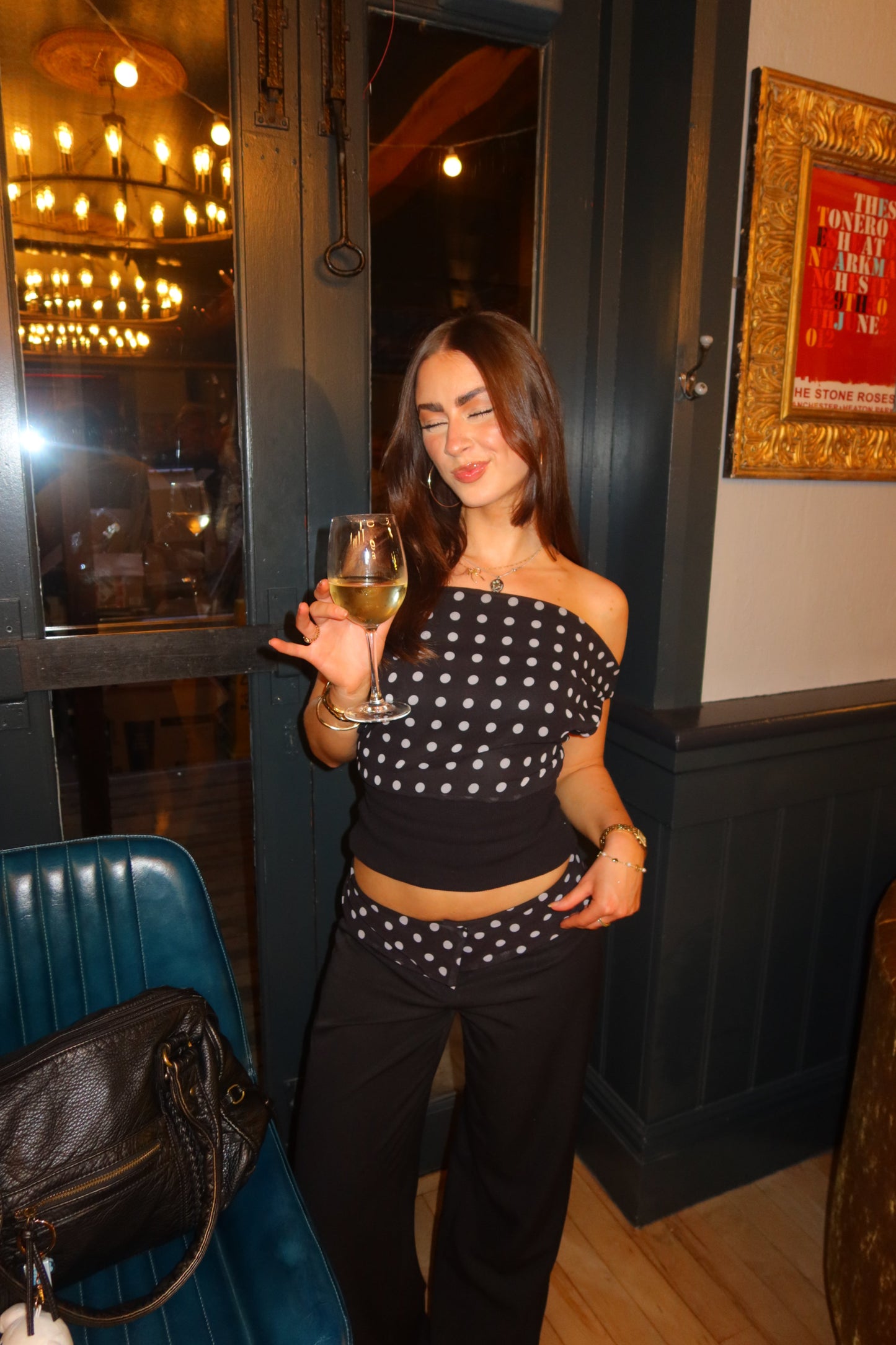 KIMMIE POLKADOT TOP