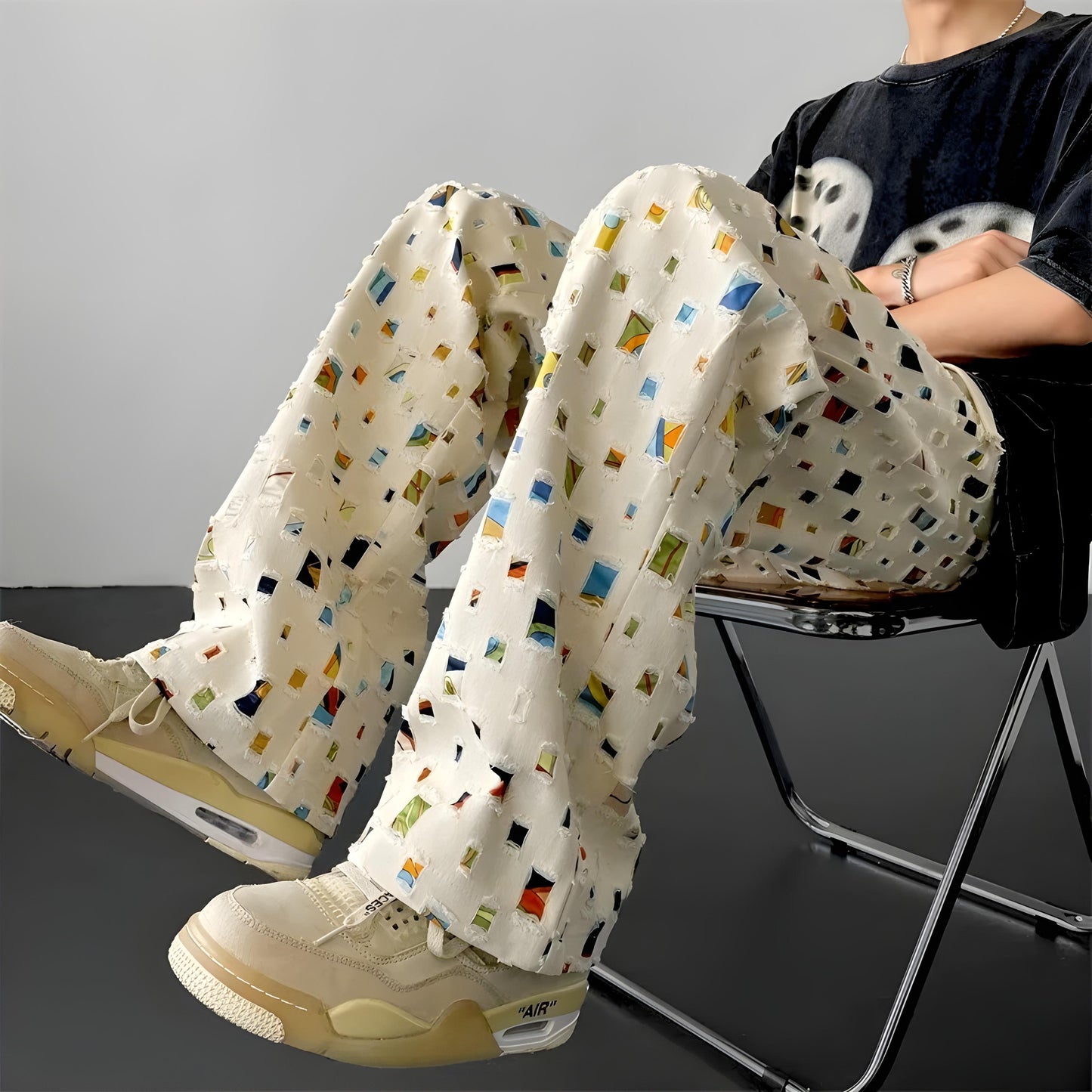 MOSAIC STRAIGHT PANTS