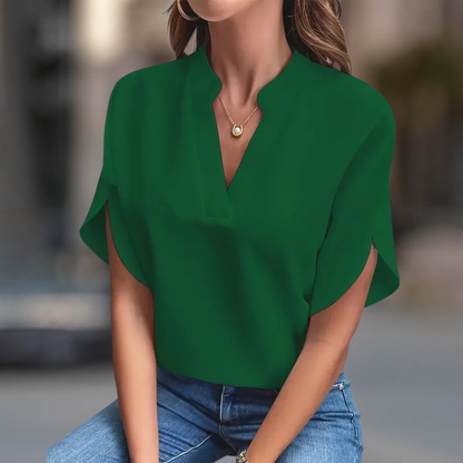 ELENA V-NECK BLOUSE