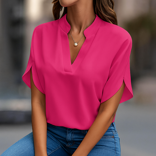ELENA V-NECK BLOUSE