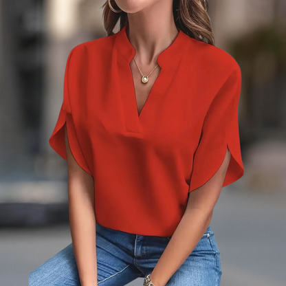 ELENA V-NECK BLOUSE