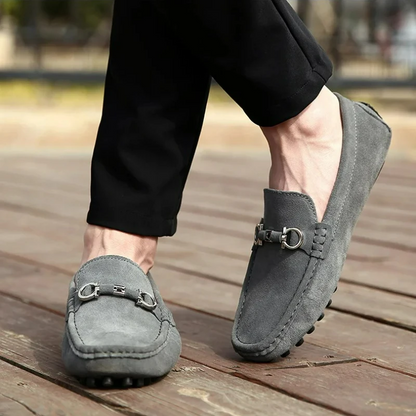 MONACO SUEDE LOAFERS