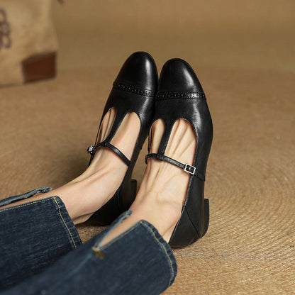 GRANETH LEATHER FLATS