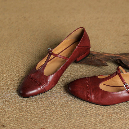 GRANETH LEATHER FLATS