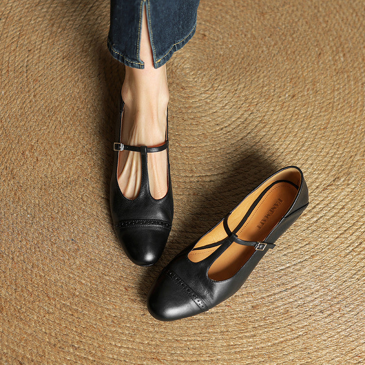 GRANETH LEATHER FLATS