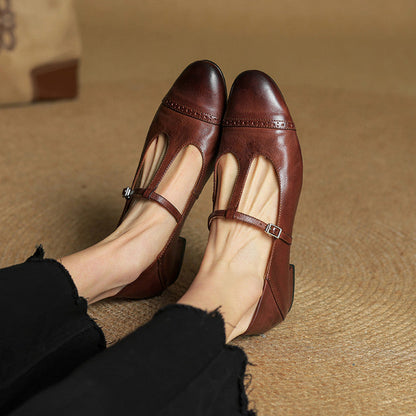 GRANETH LEATHER FLATS