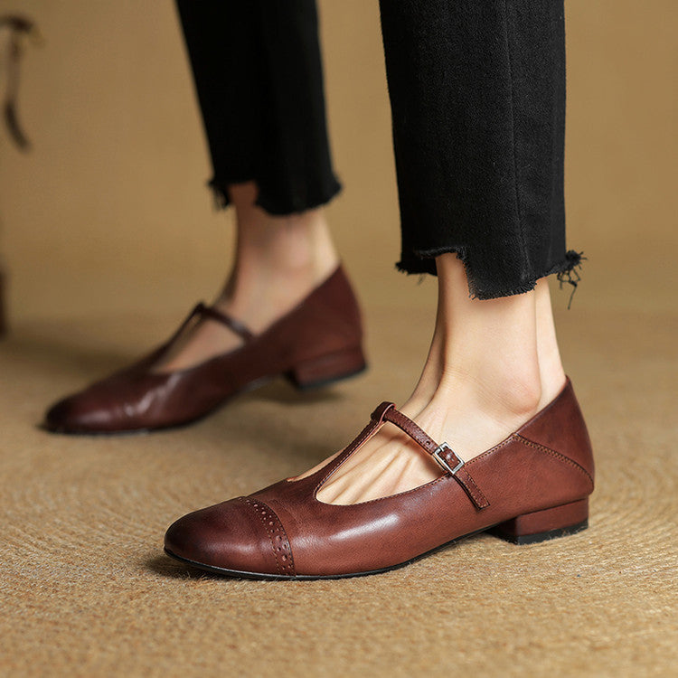 GRANETH LEATHER FLATS