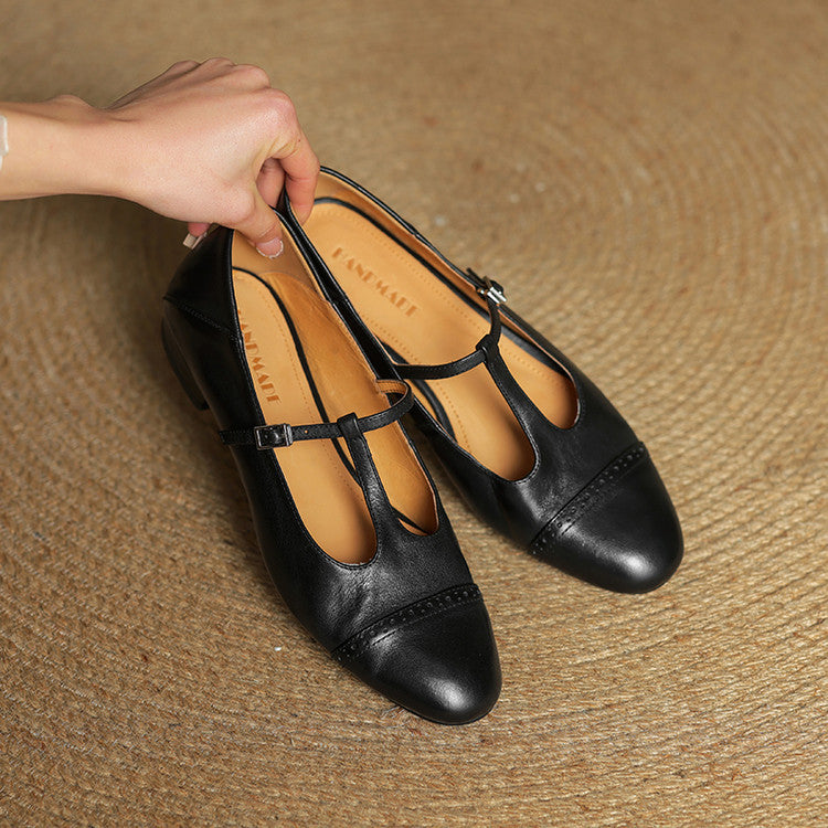 GRANETH LEATHER FLATS