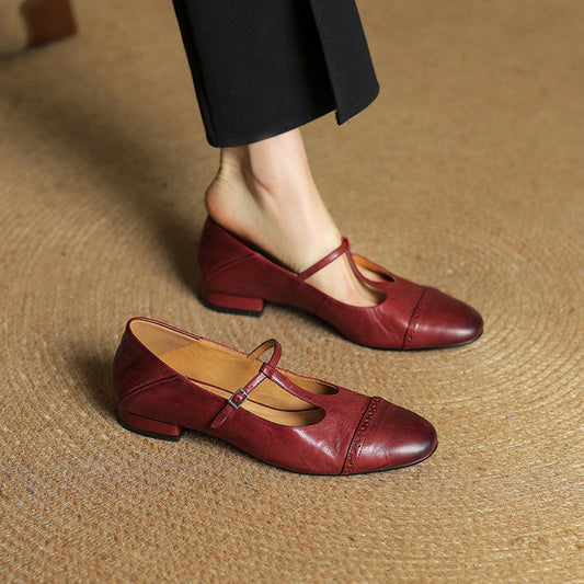GRANETH LEATHER FLATS