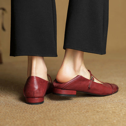 GRANETH LEATHER FLATS