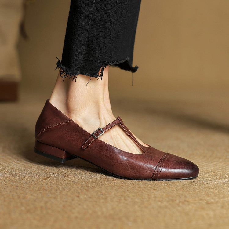 GRANETH LEATHER FLATS