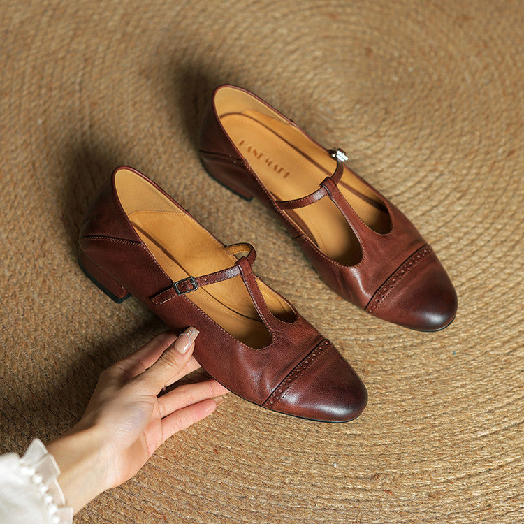 GRANETH LEATHER FLATS