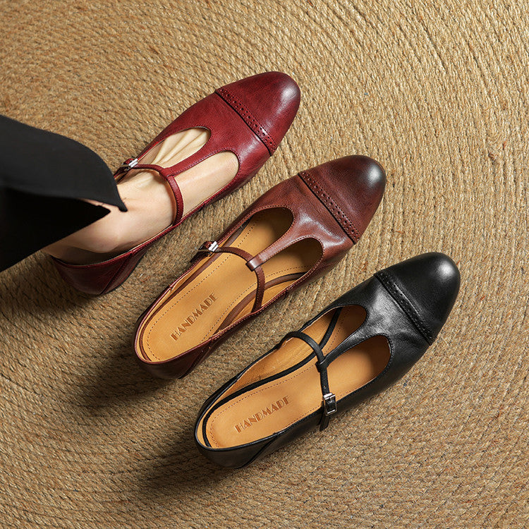 GRANETH LEATHER FLATS