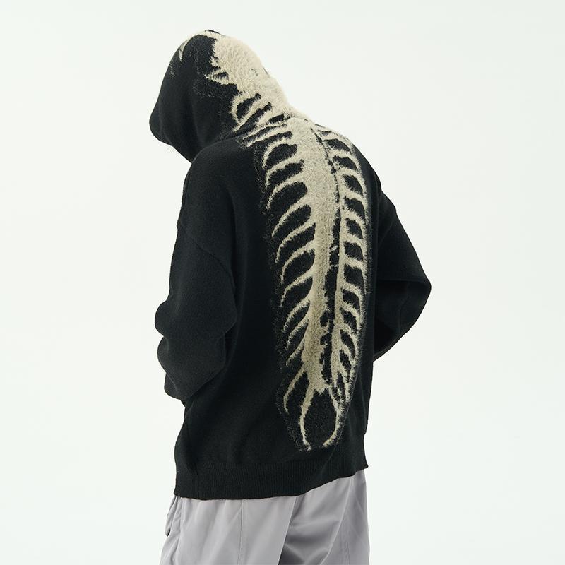 CENTIPEDE KNIT HOODIE