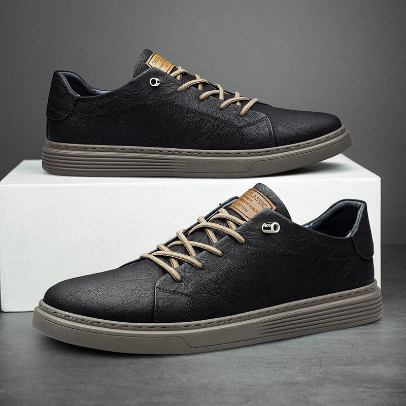 STRATFORD GENUINE LEATHER SNEAKERS