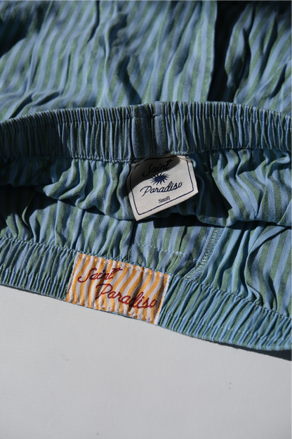 OCEAN STRIPE BOXER PANTS