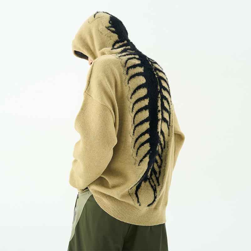 CENTIPEDE KNIT HOODIE
