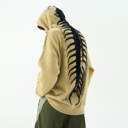 CENTIPEDE KNIT HOODIE