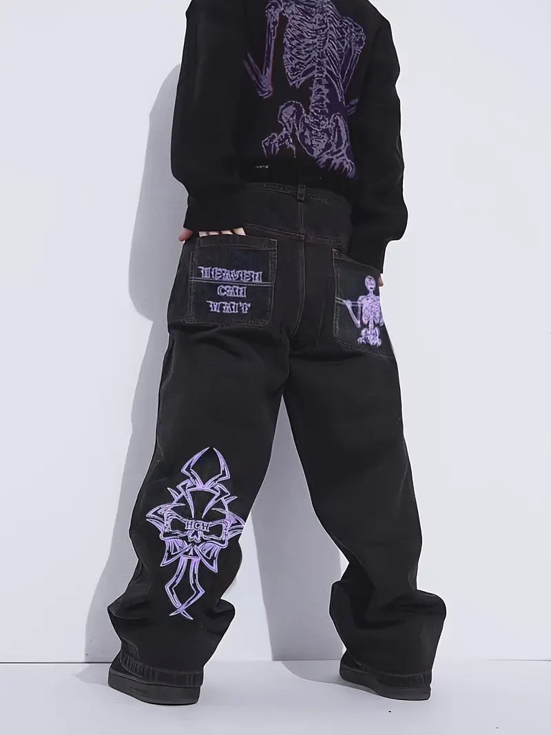 BLAZE EMBROIRERED JEANS