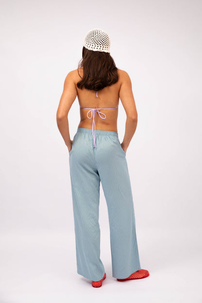 OCEAN STRIPE BOXER PANTS