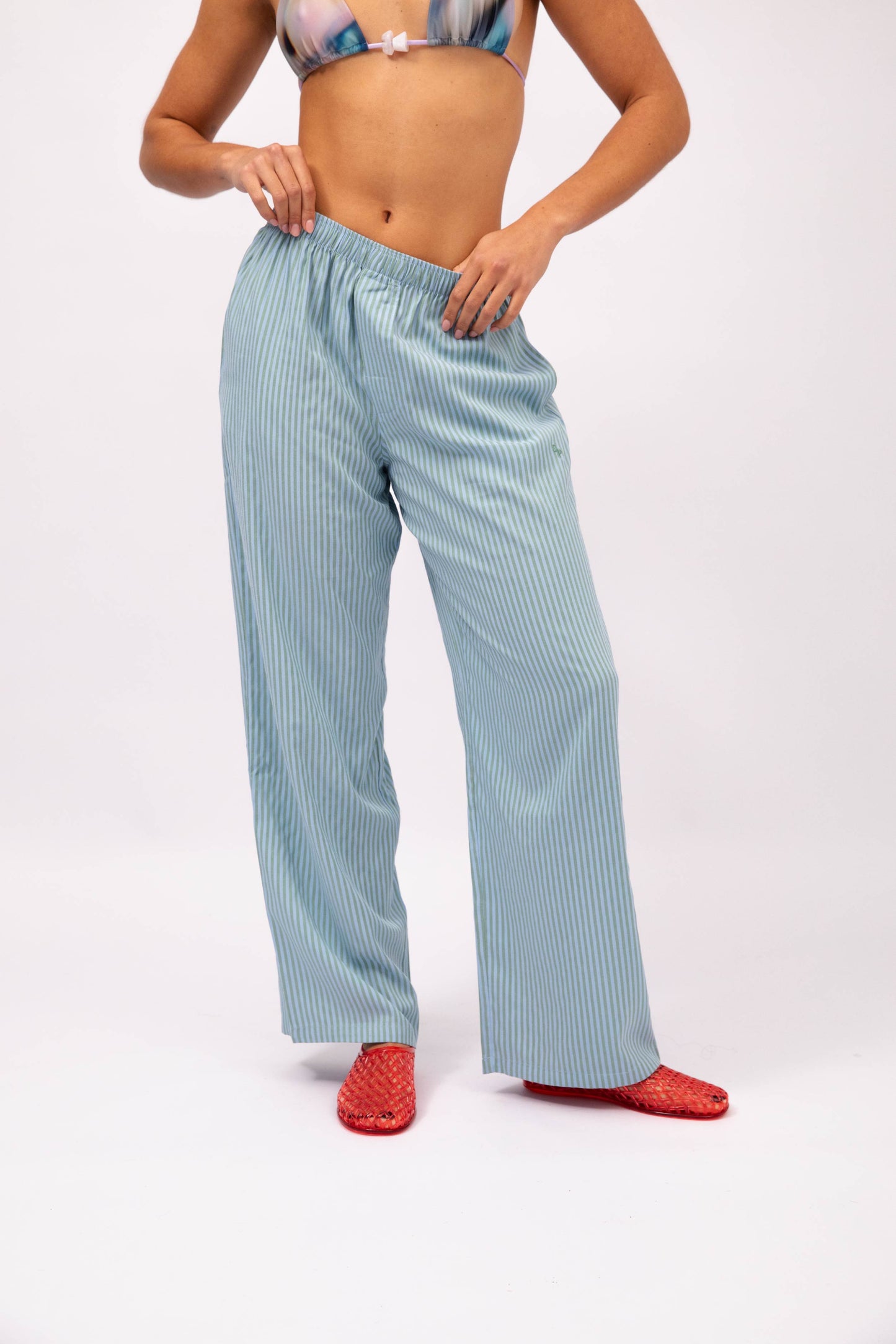 OCEAN STRIPE BOXER PANTS
