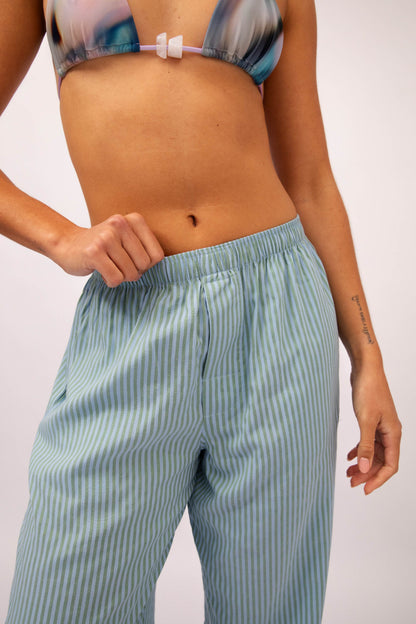 OCEAN STRIPE BOXER PANTS
