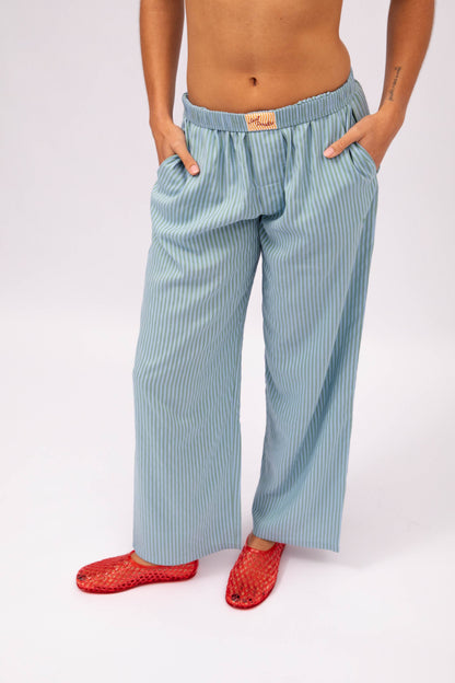 OCEAN STRIPE BOXER PANTS