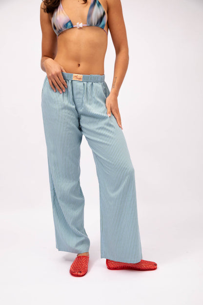 OCEAN STRIPE BOXER PANTS