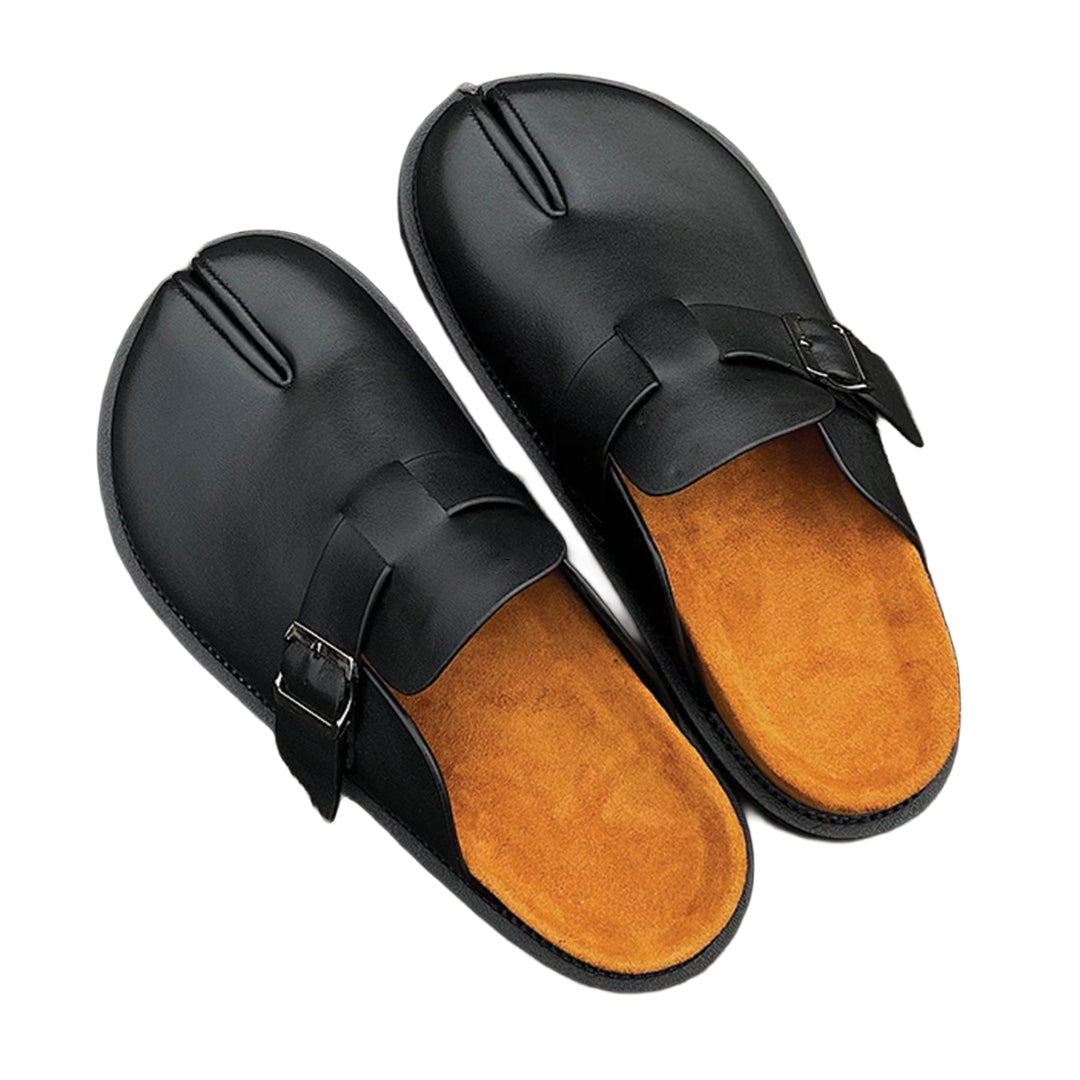 TABI BUCKLE MULES