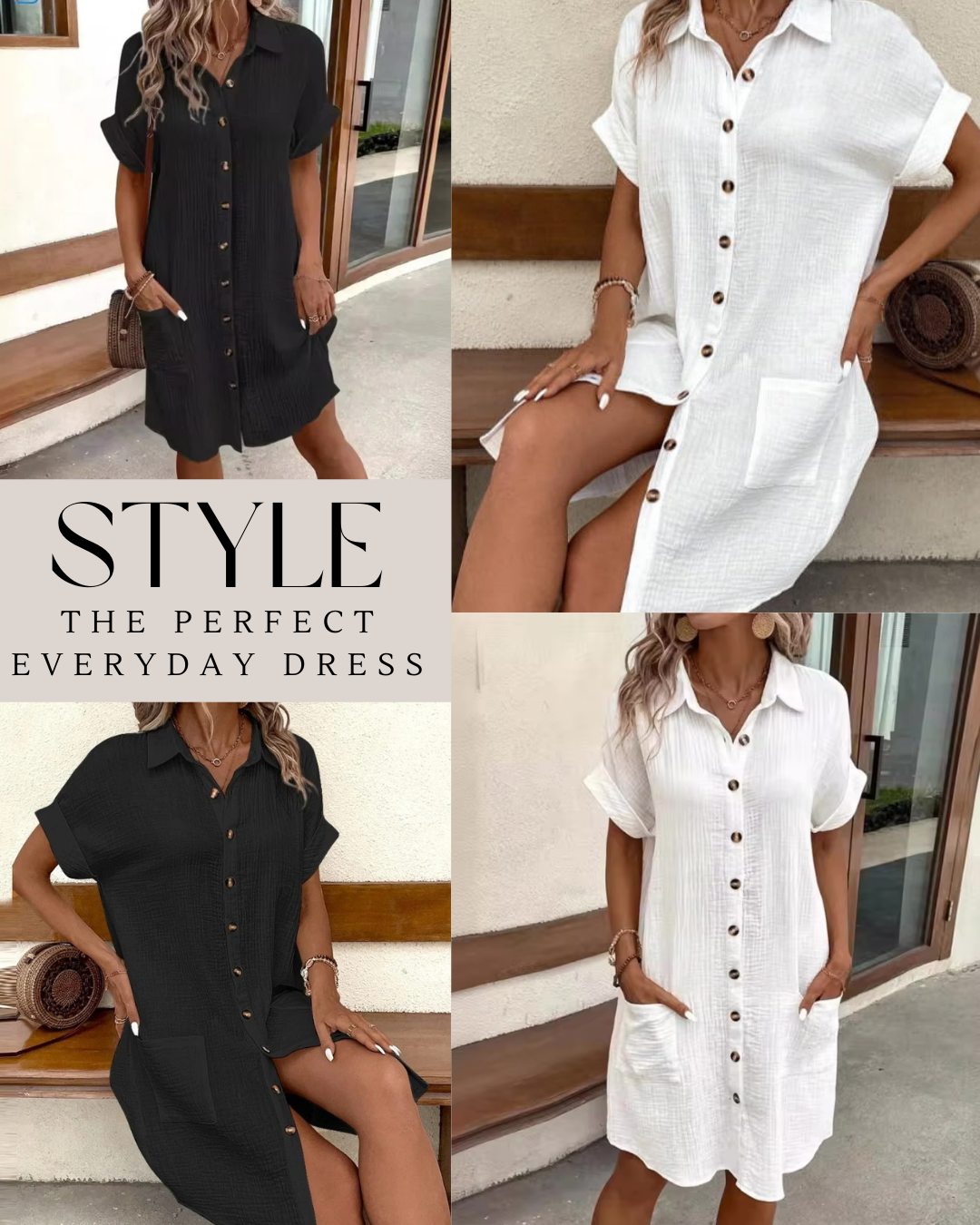 ARIA SHIRT DRESS