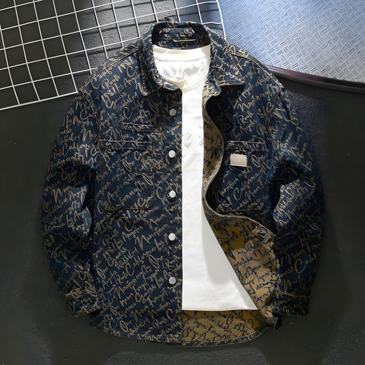 DENIM SCRIPTURE JACKET