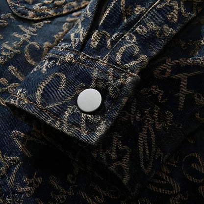 DENIM SCRIPTURE JACKET
