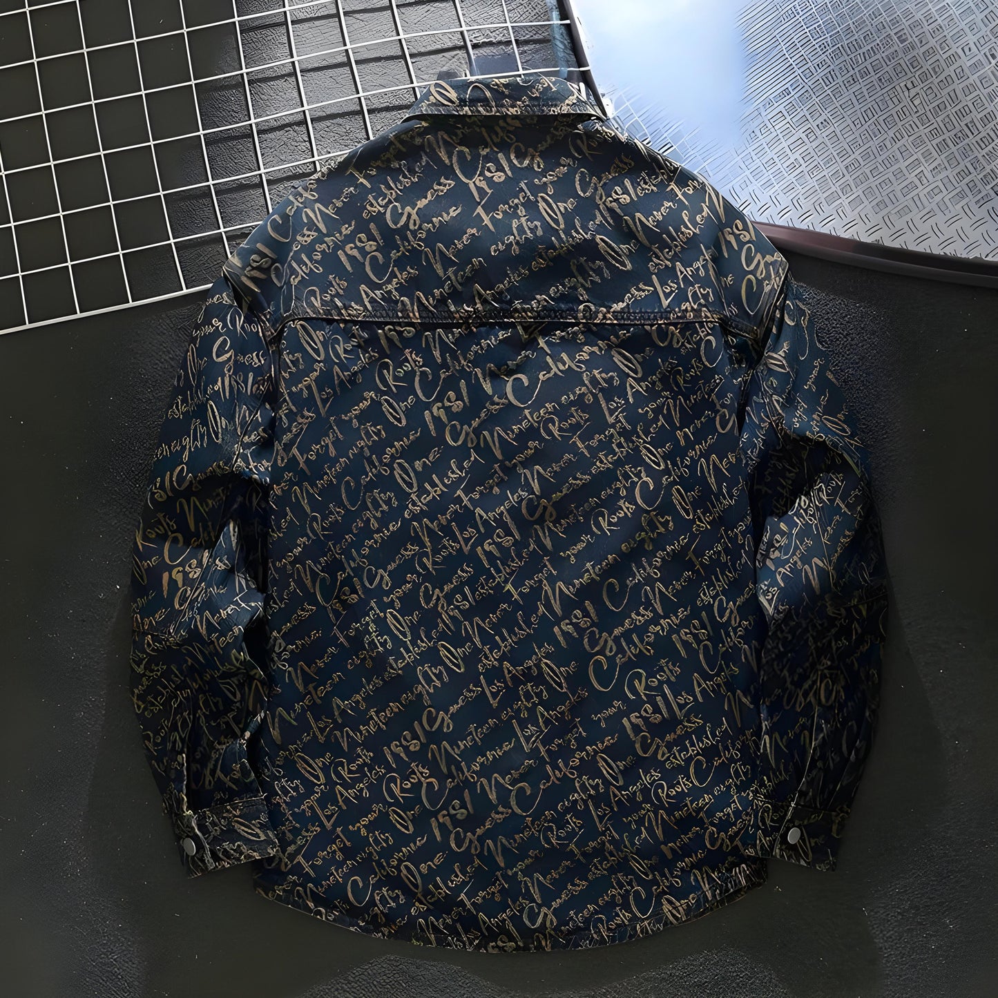 DENIM SCRIPTURE JACKET