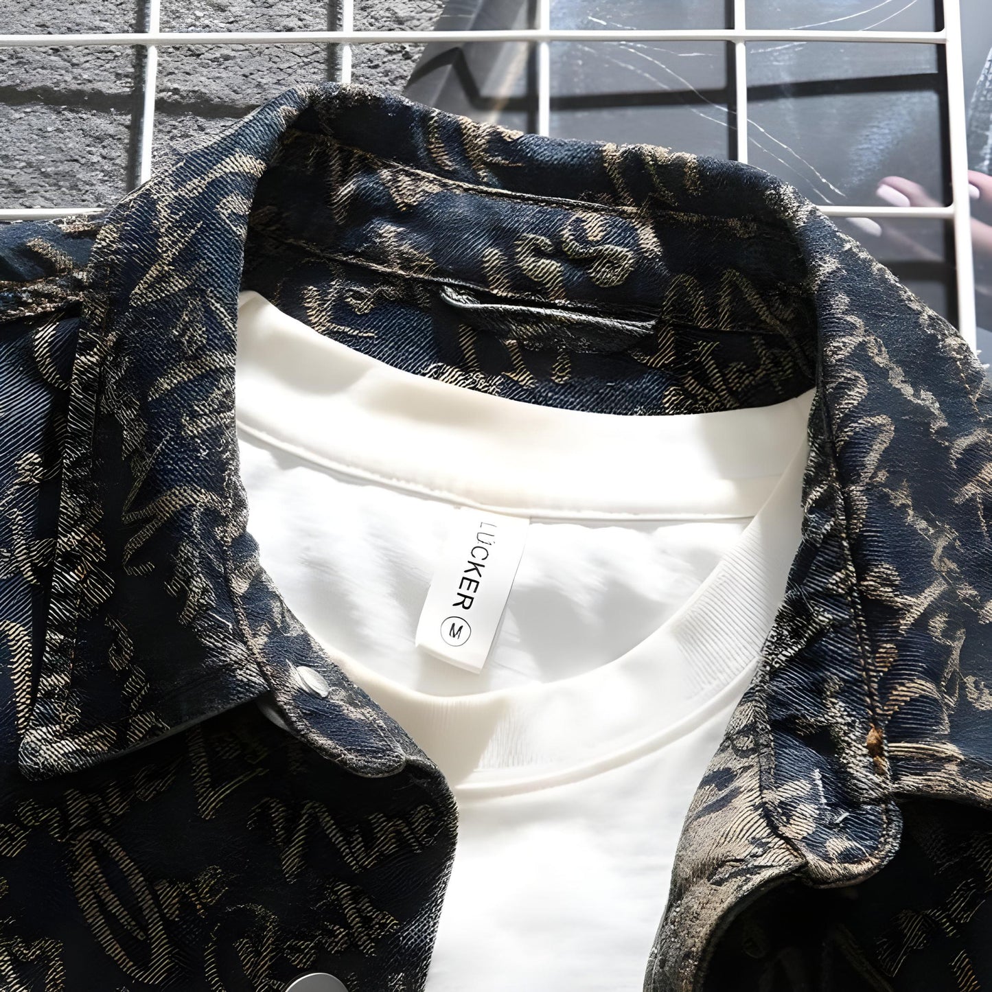 DENIM SCRIPTURE JACKET