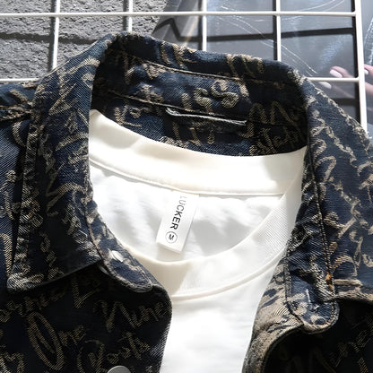 DENIM SCRIPTURE JACKET