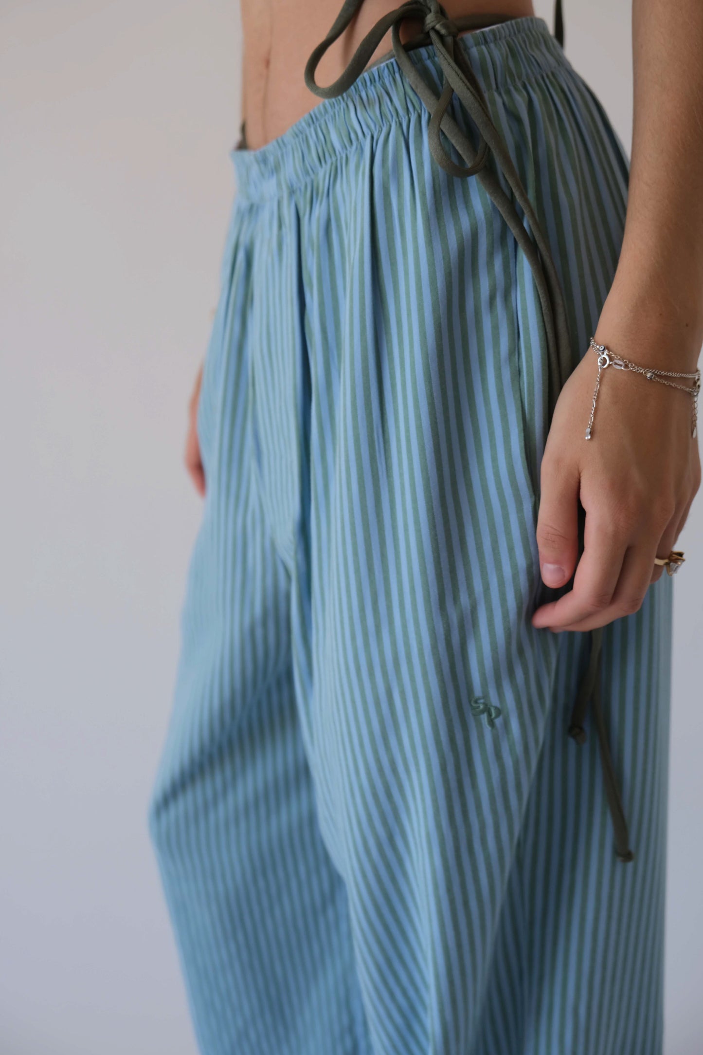 OCEAN STRIPE BOXER PANTS