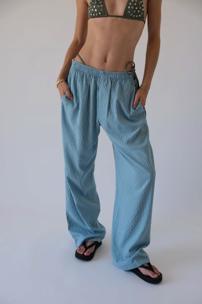 OCEAN STRIPE BOXER PANTS