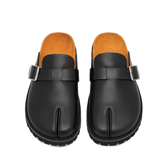 TABI BUCKLE MULES